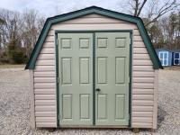 8'x12' Madison Mini Barn Vinyl Siding