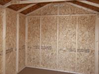 Inside View: 8x10 Economy Style Madison Peak Storage Shed from Pine Creek Structures