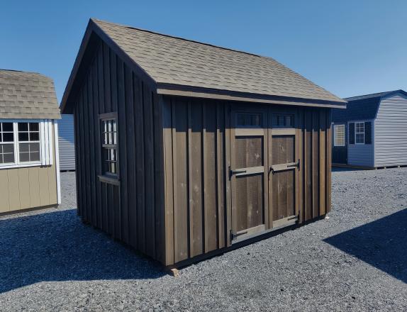 Exterior 10x12 Board and Batten Cape Cod Shed