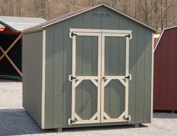 8x10 Economy Style Madison Peak Storage Shed from Pine Creek Structures