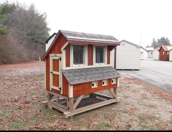 4X6 LP CHICKEN CONDO AT PINE CREEK STRUCTURES IN YORK, PA.