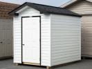 6x8 Front Entry Peak Style Storage Shed With Vinyl Siding